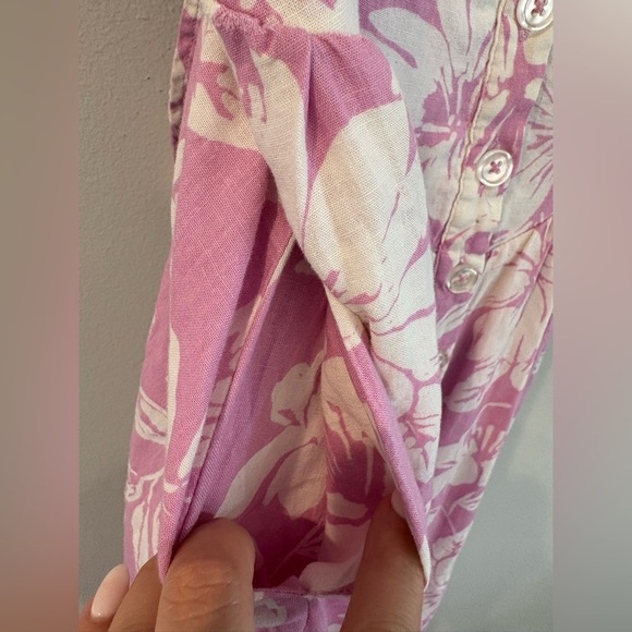 FREE PEOPLE The Perfect Floral Tropical Coastal Hawaiian Sundress Size Small - Picture 5 of 10